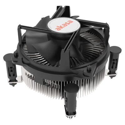 AKASA超薄铜芯CPU散热器4针风扇