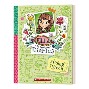 华研原版 艾拉日记7 英文原版 Ella Diaries Going Green 英文版 进口英语原版书籍