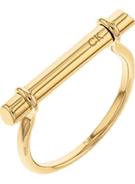 CalvinKlein官方正品ck风尚系列高级感马蹄设计女士指环戒指