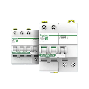 施耐德空气开关1p断路器R9系列2P空开电闸63A带漏电保护器3P 4P