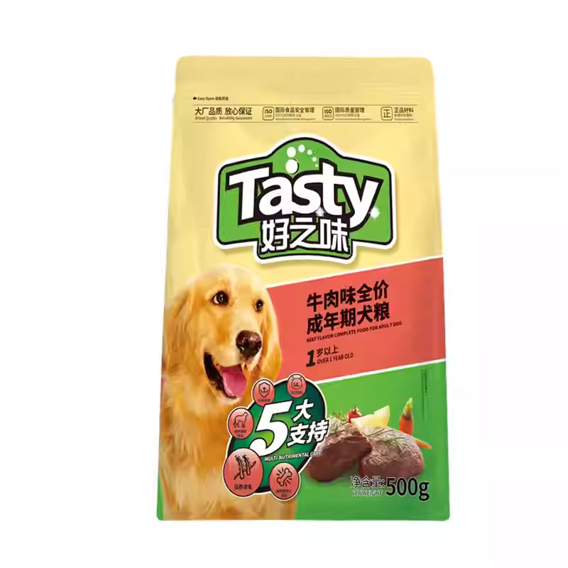 10包好之味成犬牛肉低敏犬粮500g
