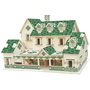 创意DIY小屋成人手工制作房子组装房屋男女孩玩具拼装建筑模型屋