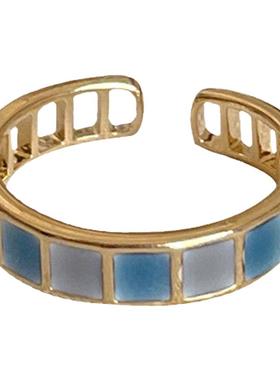 女锆石闺蜜高级感戒指