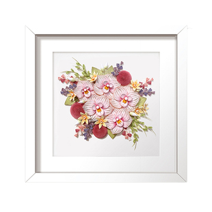 手玲珑纸艺【伊人】材料包 衍纸套装手工纸折纸成人diy纸艺术制作