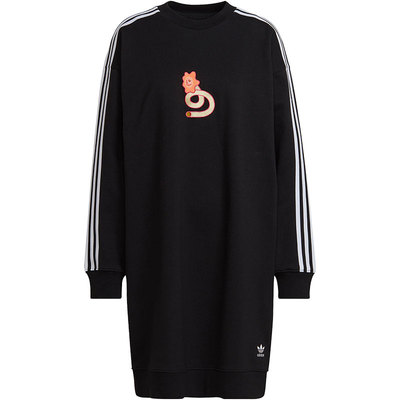 阿迪达斯三叶草女子休闲连衣裙