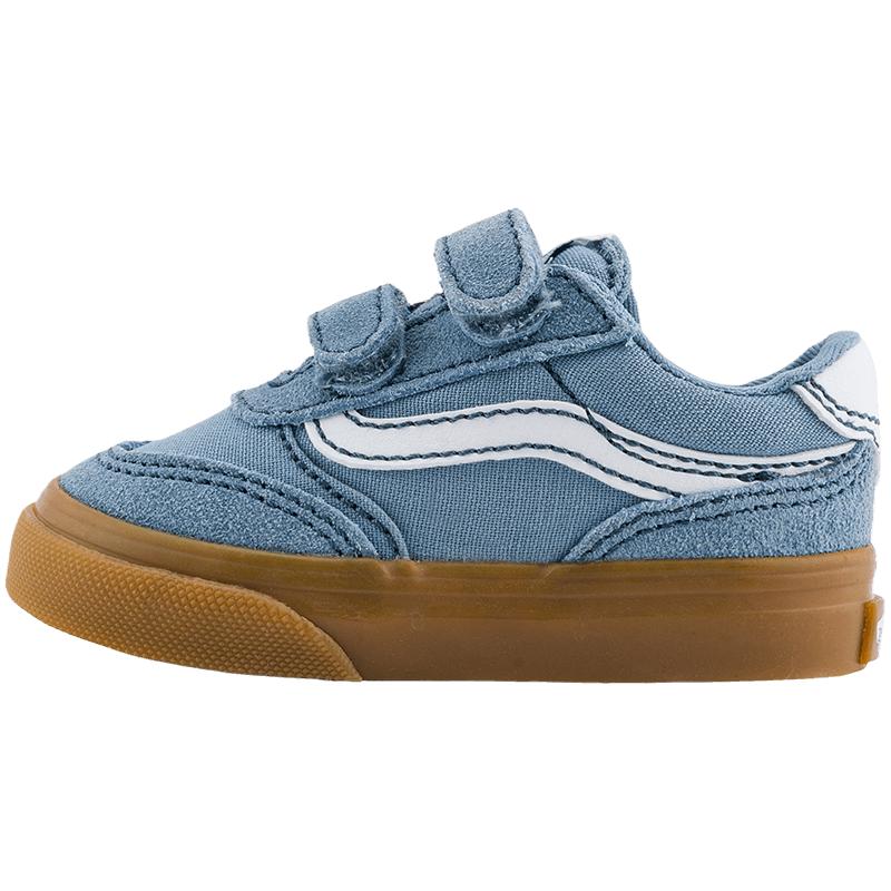 Vans范斯童鞋灰蓝色小童板鞋
