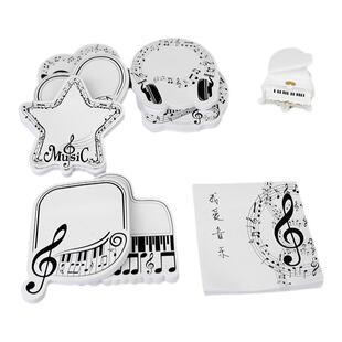 音符便签纸有粘性小学生高颜值创意异性钢琴留言本办公备忘记事贴