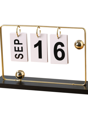 创意新款日历翻页日历摆件装饰品