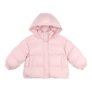 陈大猪小O宝Okids宝宝羽绒服女中长款冬季新婴儿三防保暖女童外套