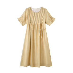 孕之优品孕妇连衣裙中长款夏季度假风孕期法式裙子孕妇装2026新款