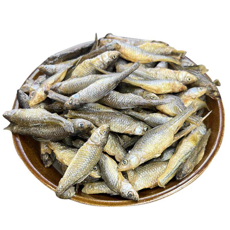 淡水小干鱼干货湖南特产农家无盐小河鱼自制火焙鱼嫩仔麦穗毛毛鱼