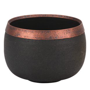 万仟堂功夫茶杯陶瓷单杯家用品茗杯黑陶个人杯主人杯万仟手作3