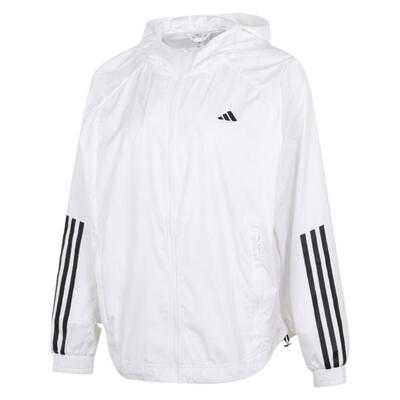 连帽夹克外套阿迪达斯女子