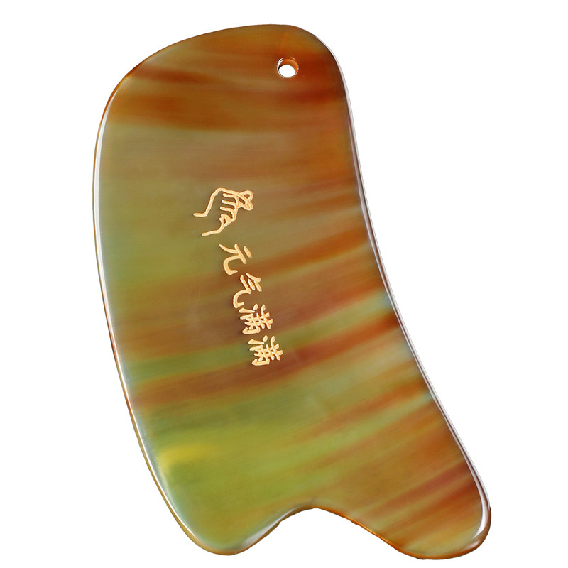 李湘授同款特种刮痧板牛角薄款刮按摩刮疗片/板