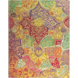 paperblanks佩兰克软皮书笔记本本子布罗卡系列巴伐利亚野花手账本日记本子女大小学生送礼物小清新简约创意