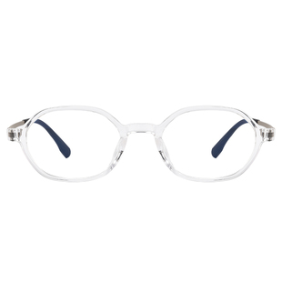 菲尔渡边近视眼镜框多边形橡皮钛配高度近视学生防蓝光配镜83013