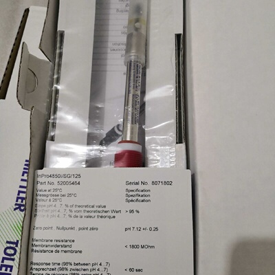 议价梅特勒Inpro4850i/SG/125 PH电极，PN：52005464  现货特价