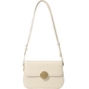 腋下包包女2023新款秋冬百搭单肩斜挎包小众设计白色质感豆腐女包