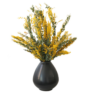 金球合欢干花花束植物干支花艺插花家居酒店民宿软装搭配橱窗装饰