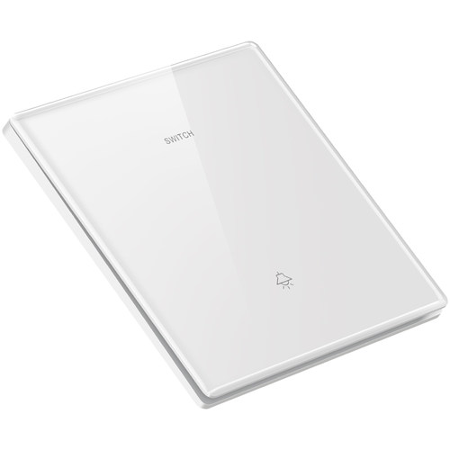 国际电工家用86型超薄钢化玻璃16a安一开单控五孔插座带开关面板