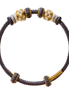 【可穿黄金】diy红绳手链