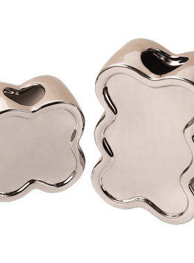 轻奢摆件电镀纸巾盒陶瓷花瓶