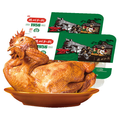 德州扒鸡精品华北柴鸡500g