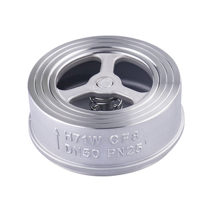 304/201不锈钢H71对夹式止回阀 不锈钢单向阀 DN15/20/32/40/50