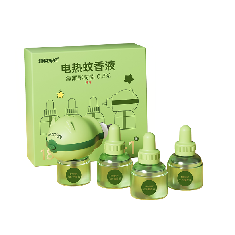 植物妈妈电蚊香液均匀挥发