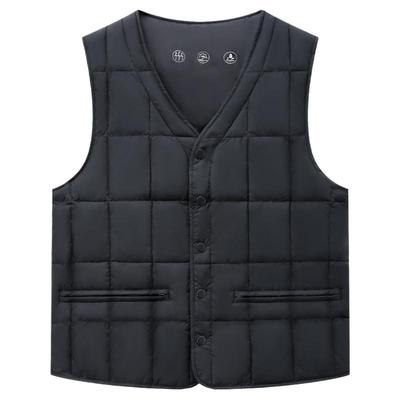 雅鹿羽绒马甲男加厚新款鸭绒背心