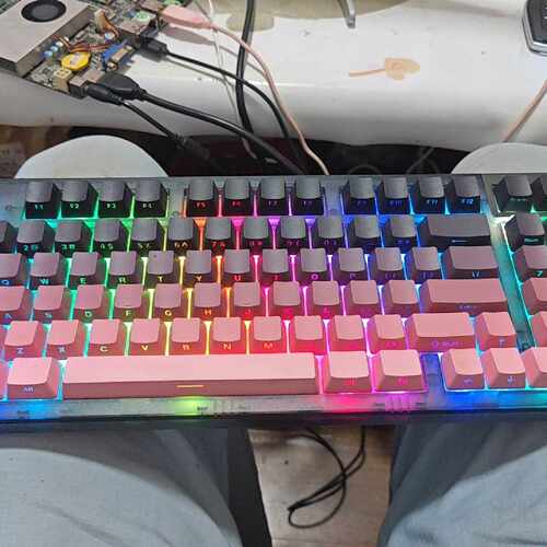 【议价-可维修】腹灵fl980v2pro，2.4G蓝牙三模键盘，蓝牙应该连