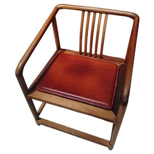 红木坐垫真皮透气四季防滑办公沙发头层牛皮椅子汽车座垫私人定制