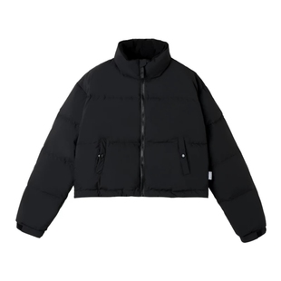 立领小个子面包服短外套女2025秋冬季新款设计感欧美ins羽绒棉服