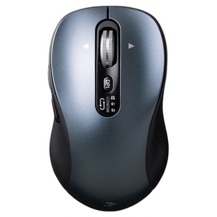 日本SANWA无线蓝牙鼠标3模充电静音可自定义按键电脑办公四向滚轮