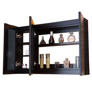 智能浴室镜柜挂墙式带灯实木卫生间镜子置物架单独收纳一体柜定制