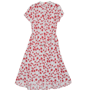 依伽依佳2022夏季新品连衣裙女时尚气质文艺收腰中长裙EEXL057