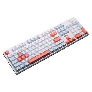 RK R104热插拔gasket机械键盘游戏办公有线台式电脑男生网吧专用