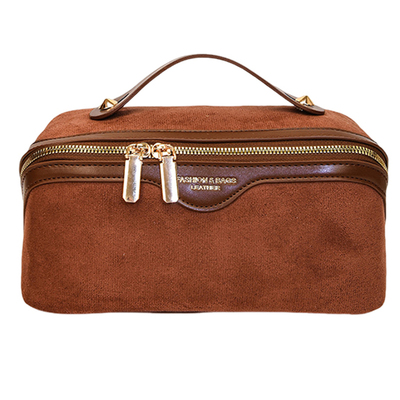 高级麂皮化妆包便携2025新款旅行