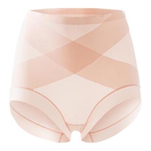 婧麒高腰收腹内裤女剖腹产后专用收小肚子纯棉束腰提臀无痕三角裤