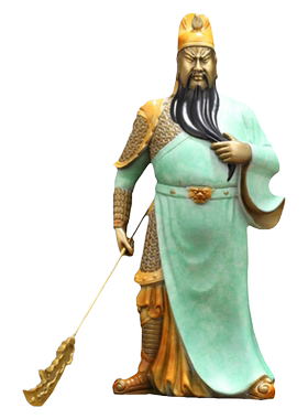 彩铜客厅关公像关二爷玄关摆件