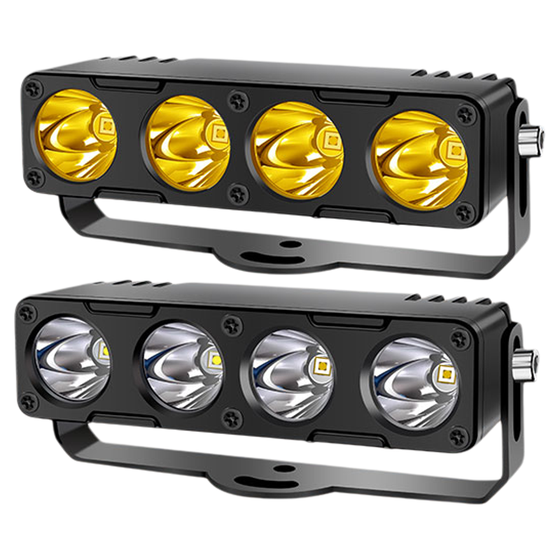 汽车强光T4中网射灯探照灯12V越野改装射灯24伏外置辅助灯