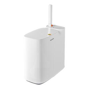 佳帮手垃圾桶马桶刷一体两用卫生间厕所家用窄缝带盖套装