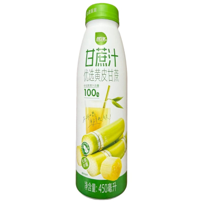 优洋100%甘蔗汁450ml整箱