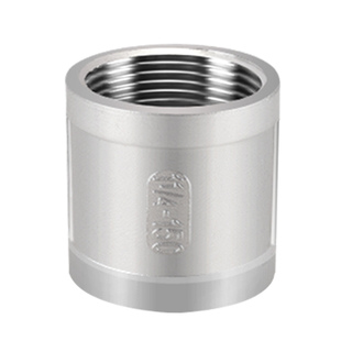 304不锈钢双外丝内丝直接管箍内外丝接头直通1分2分3分4分6分1寸