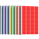 作业分类标签贴A4彩色标签不干胶贴纸名字贴班级教师班主任管理神器收作业记号图书上课查作业好物分组标识纸