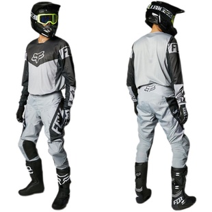 新款山地越野摩托车赛车服骑行服套装车服长袖赛车速降裤子防摔服