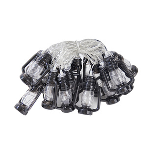 复古煤油灯小彩灯卧室装饰灯儿童帐篷房间生日挂灯节日幼儿园布置