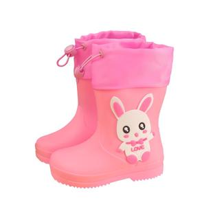 儿童雨鞋男童宝宝女款防滑雨靴女童学生幼儿水鞋小童防水加绒胶靴