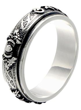 银之元男S925纯银复古