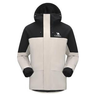 [骆驼飙燃]男装三防羽绒冲锋衣男女三合一内胆外套秋季工装抗寒服